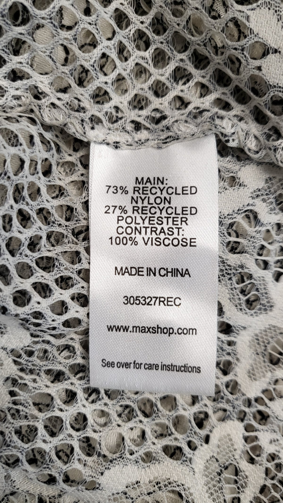 Max Cream/black Lace Shirt (10)