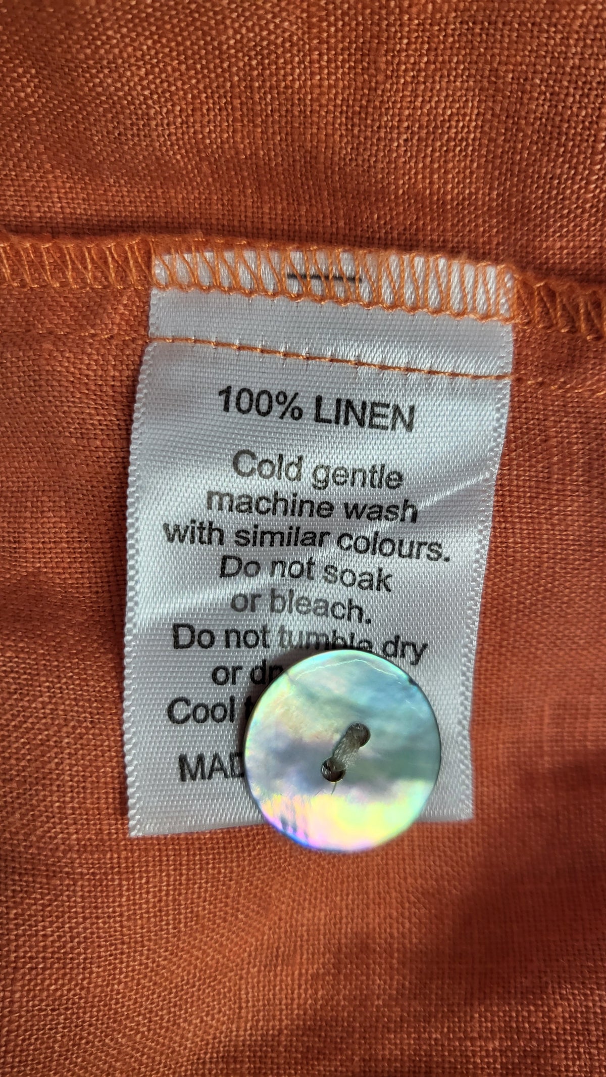 Naturals by O&J Orange Linen Jacket (12)