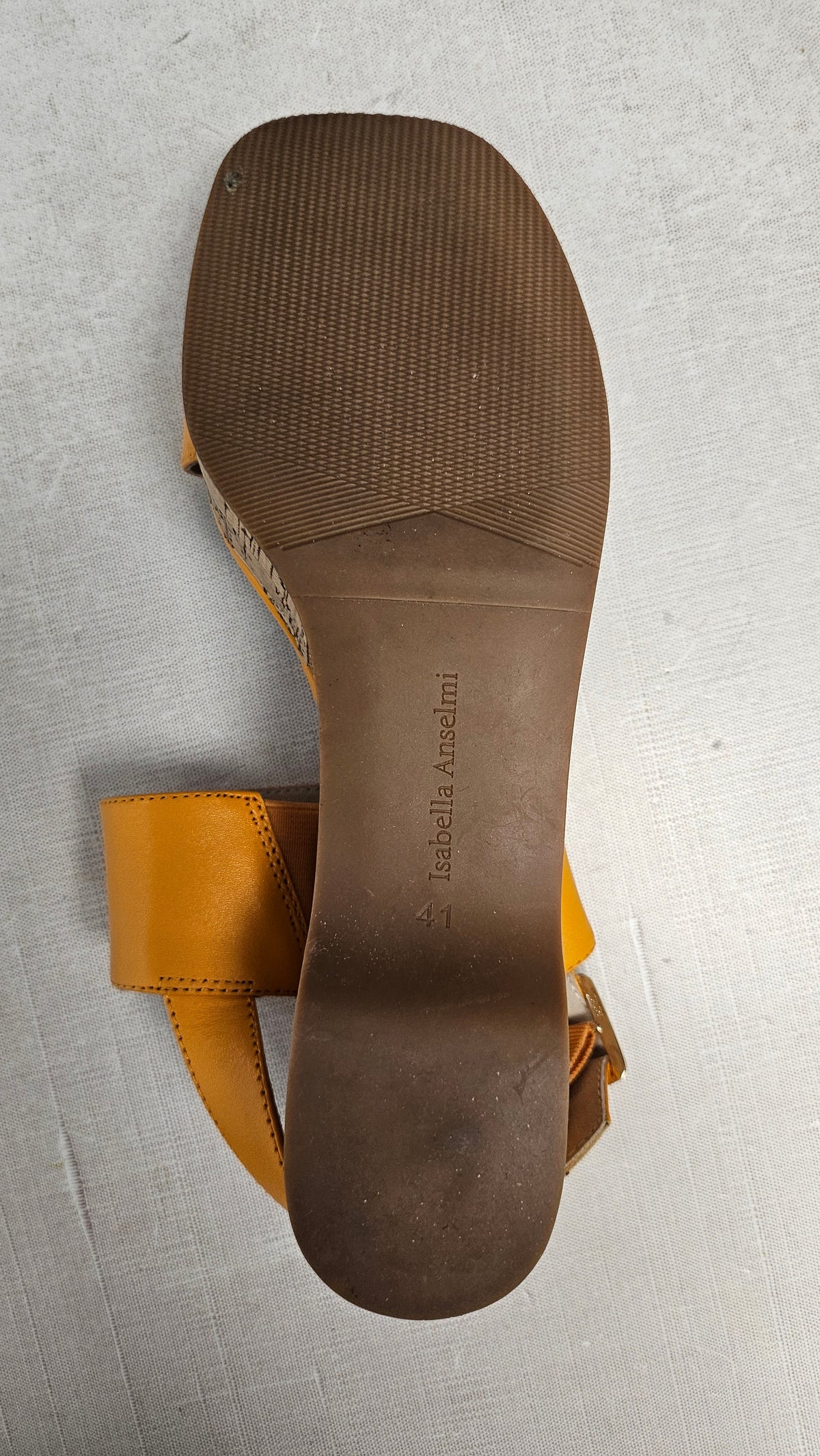 Isabela Anselmi Orange Strappy Heels (41)
