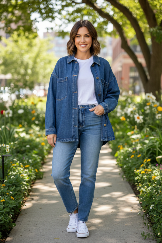 All About Eve Denim Dale Shacket (12-14)