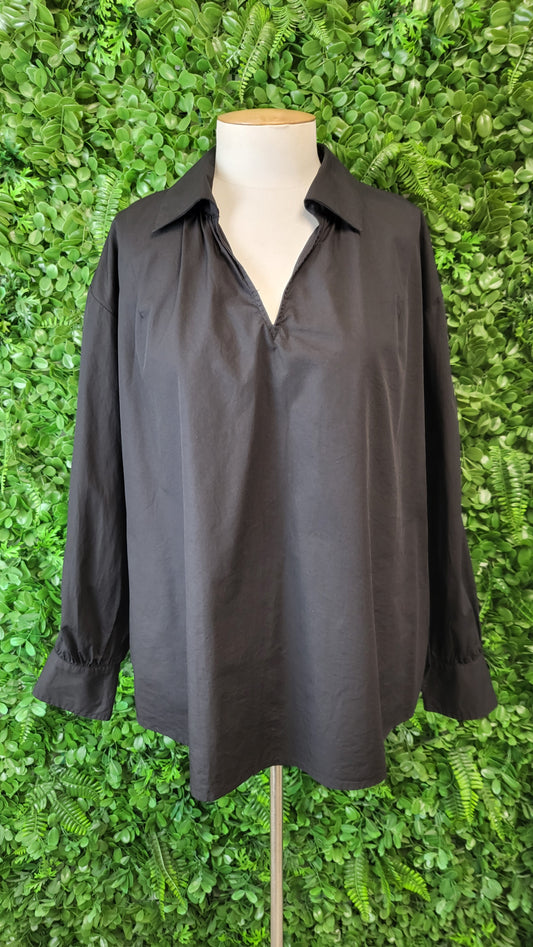 Zoe Kratzmann Black Cotton Blouse (16)