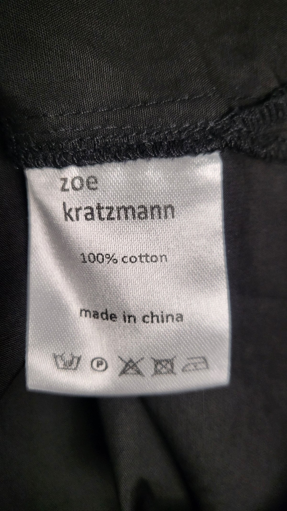 Zoe Kratzmann Black Cotton Blouse (16)