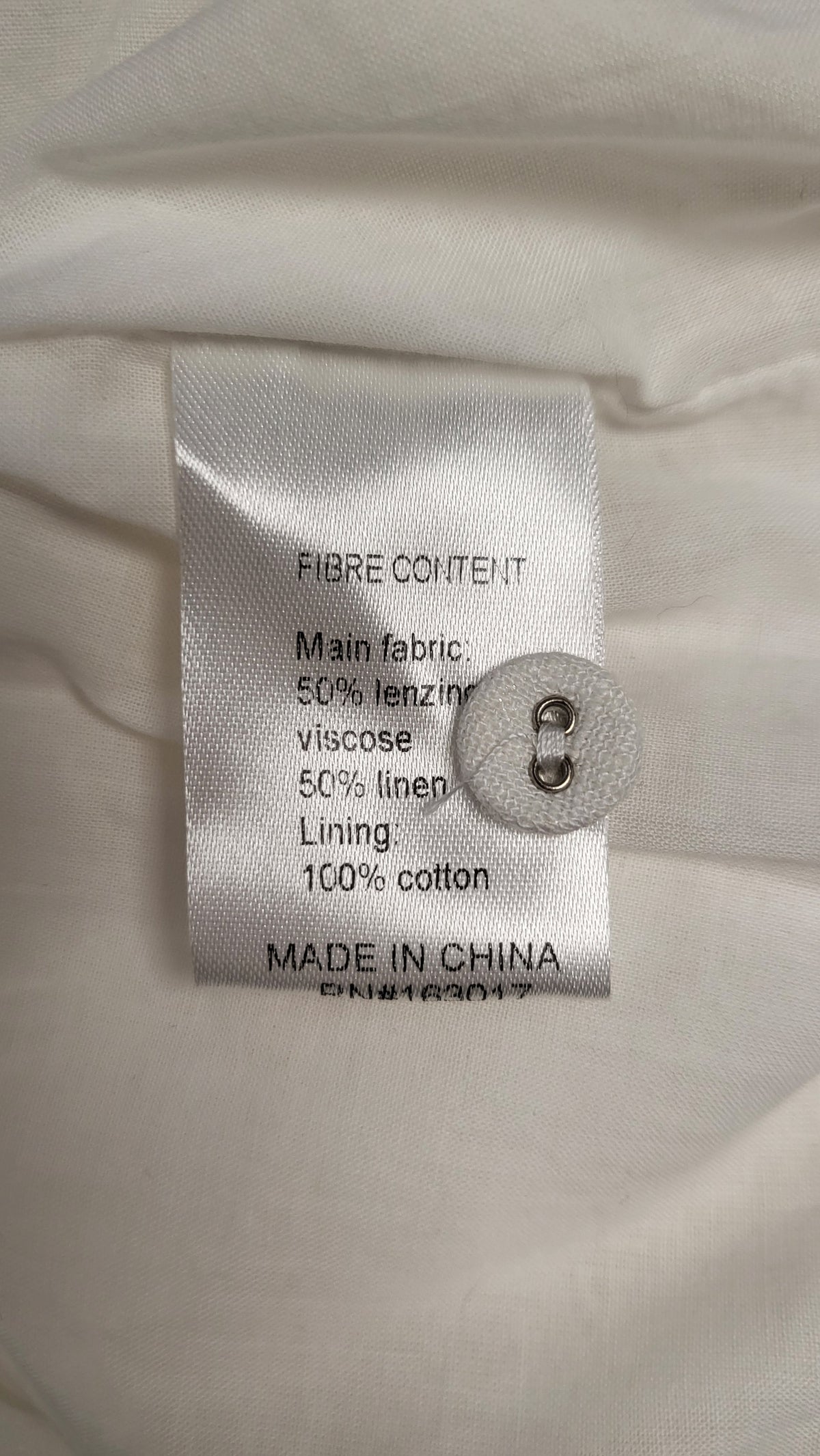 Princess Polly White Linen Blend Dress BNWT (12)