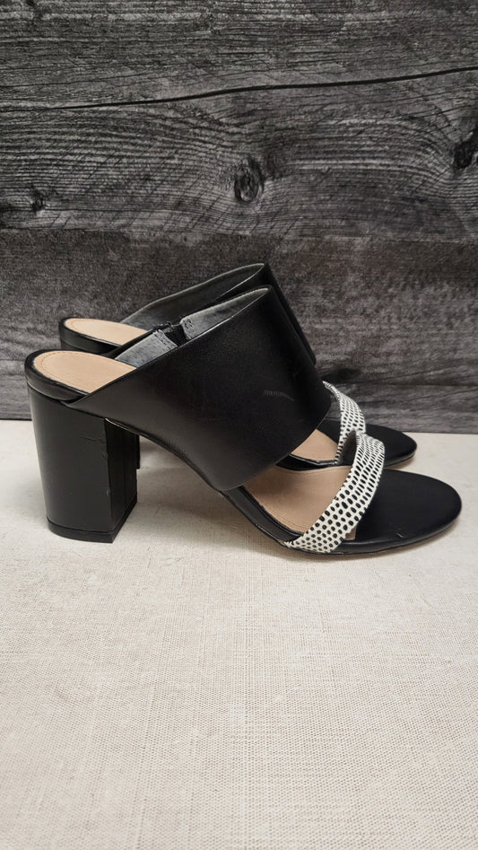 Diana Ferrari B/W Slip On Mule (6)