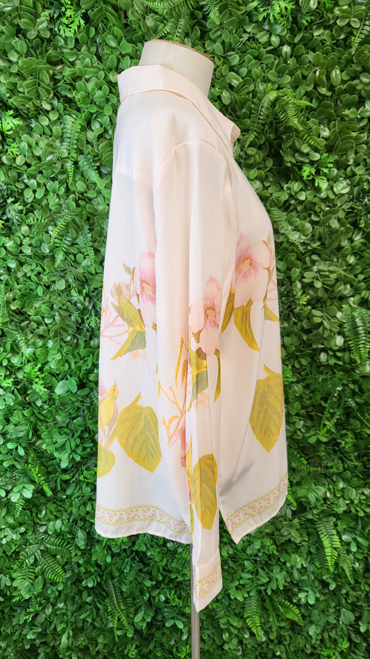 Rose+Olive Floral Spring Time Blouse BNWT (14)