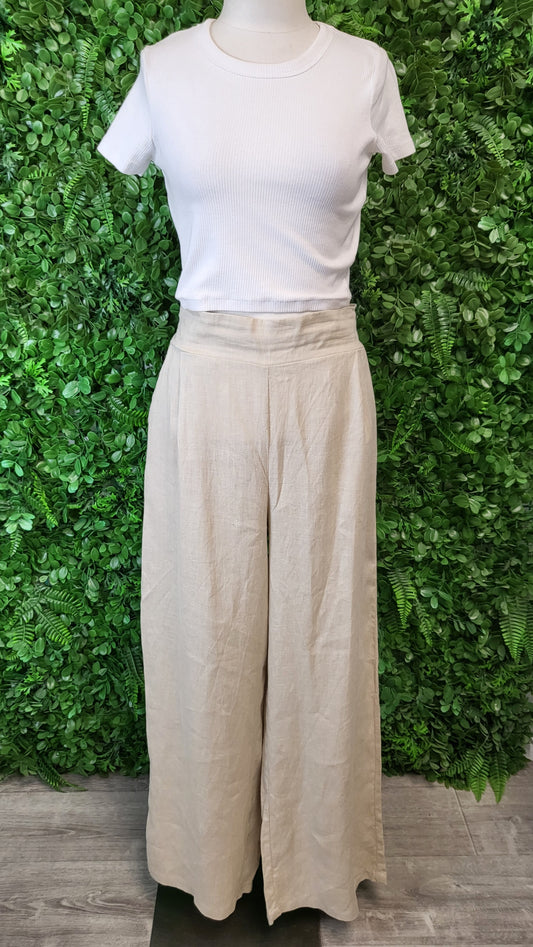 Among The Brave Taupe Linen Pants (12)