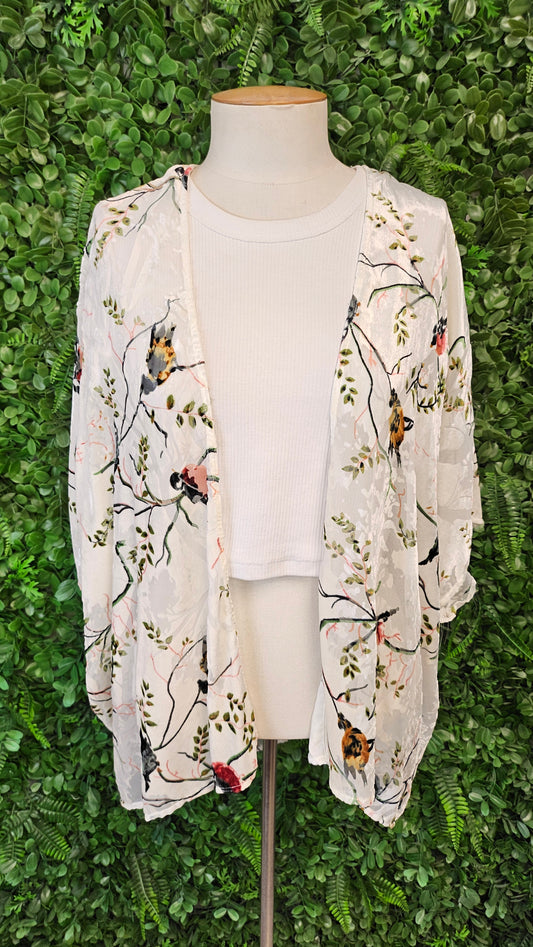 Drama The Label Print Burnout Kaftan (10-14)