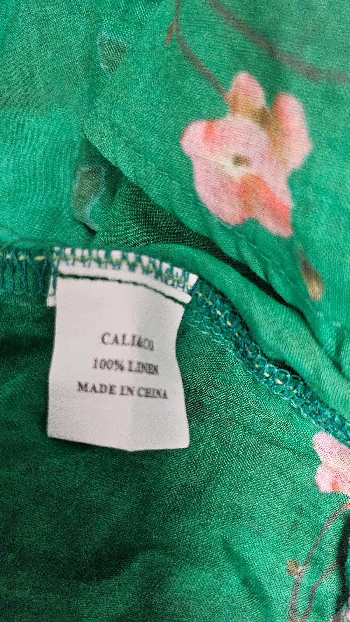 Cali & Co Floral Linen Dress (10-12)