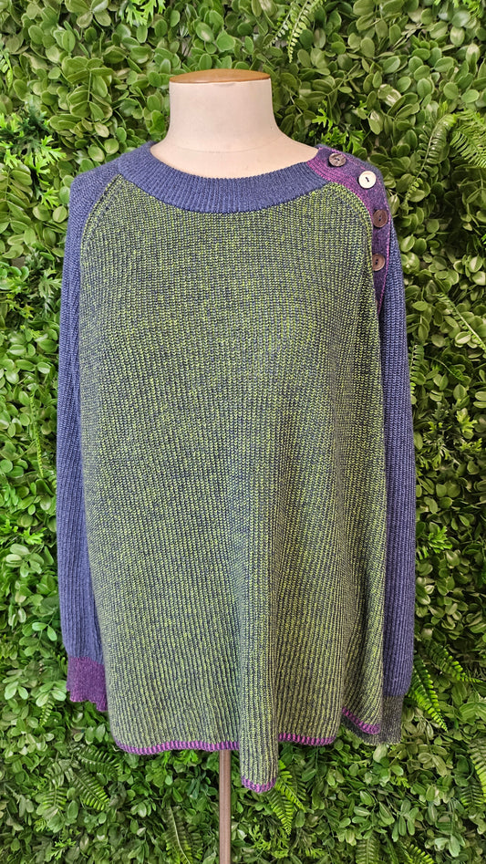 Zaket & Plover Multi Contrast Pullover (18-20)