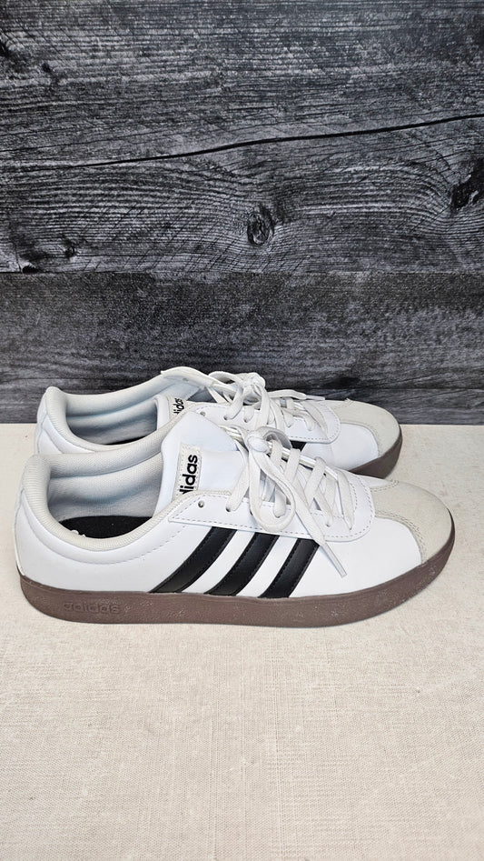 Adidas White VL Court Sneaker (39.5)