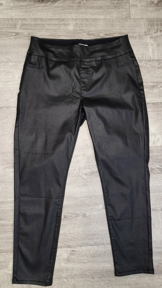Virtuelle Black Wetlook Pants (16)
