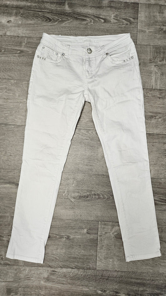 LA Idol USA White Slim Leg Jean (13)