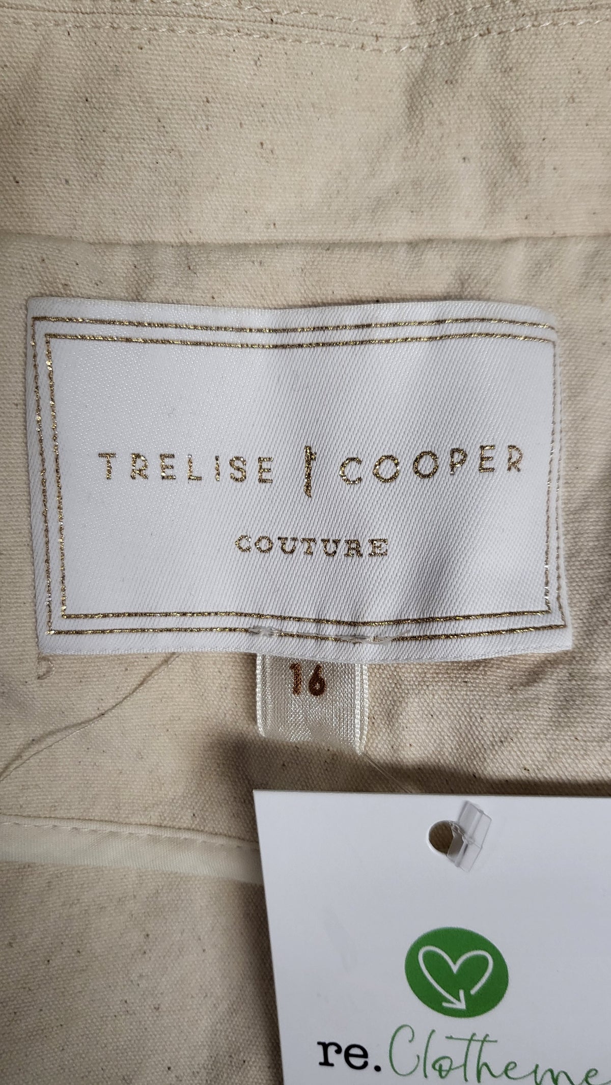 Trelise Cooper Crispy Cream Tough Cuff Jacket (16-18)
