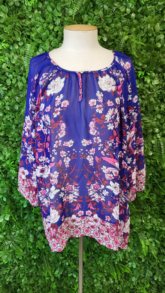 Boho Print Top Multi Tops (16)