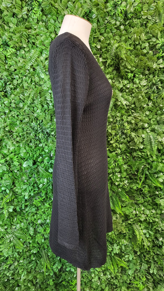 By Frankie Black Shell Knit Dress BNWT (12)