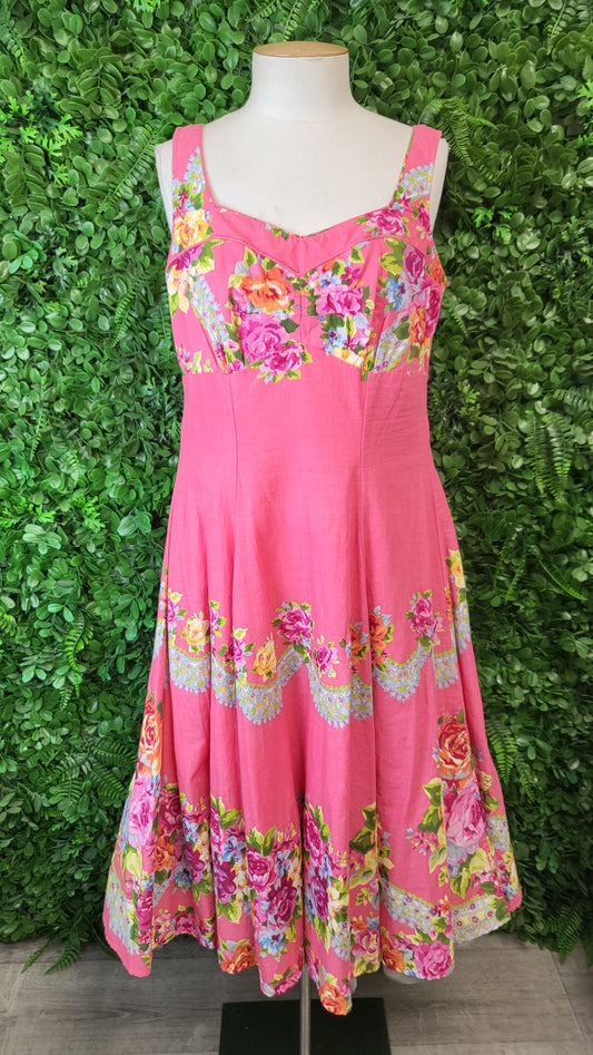 Annah Stretton Floral Tea Party Dress (8-10)