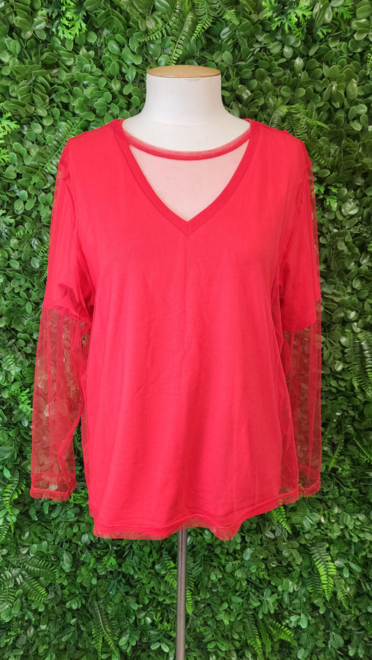 Curate Red Made You Look Top (10-12)