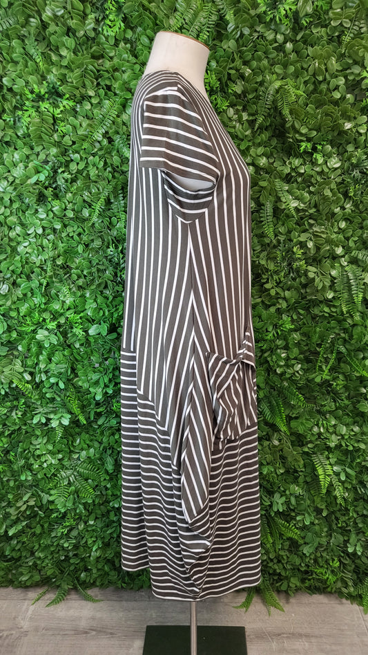Foil Stripe Knit Dress (10)