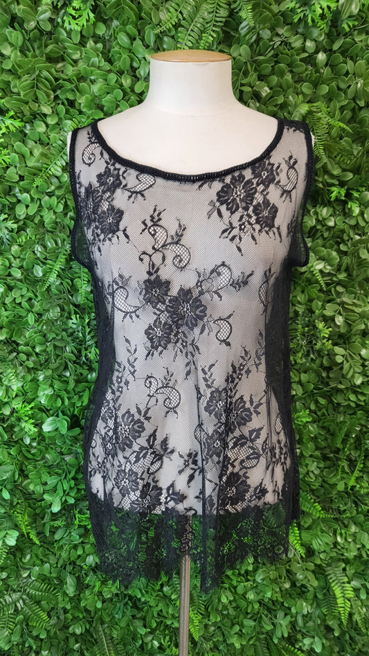 Random Black Lace Tank Cami (10)