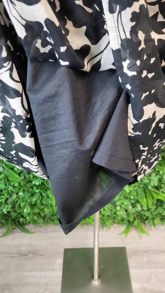 Unknown Black/Beige Shift Dress (14)