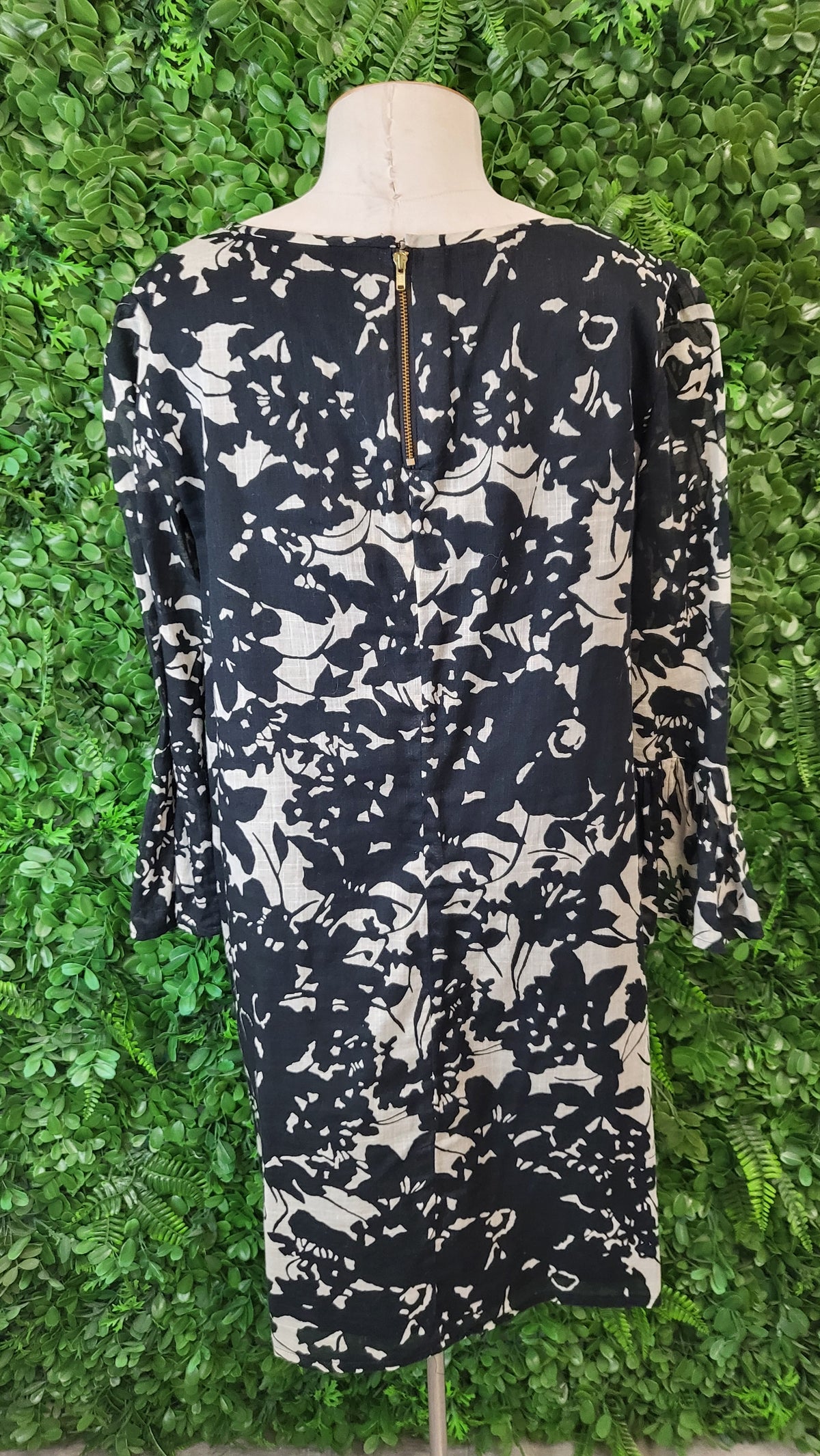 Unknown Black/Beige Shift Dress (14)