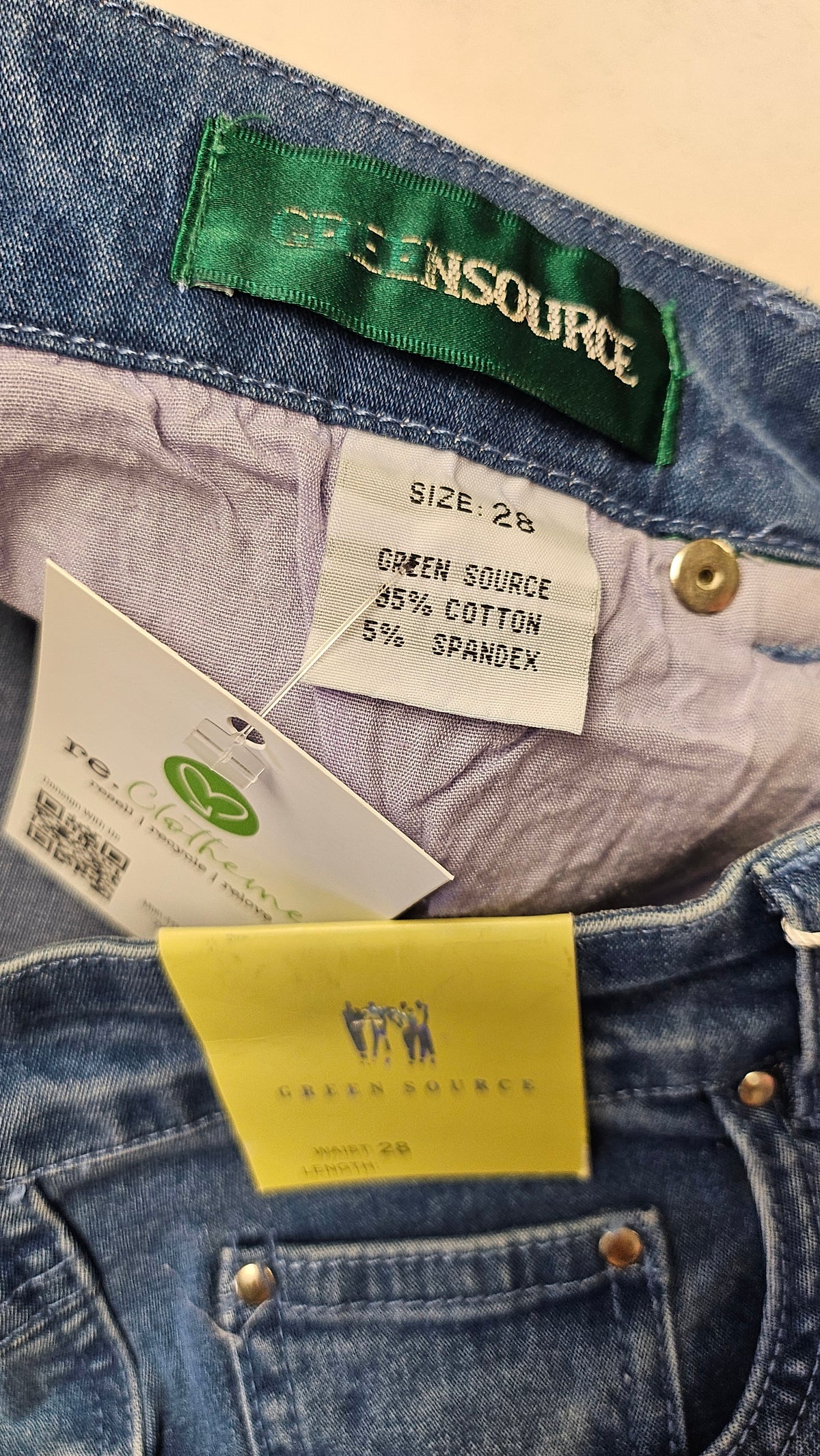 Green Source Blue Straight Leg Jean BNWT (10)