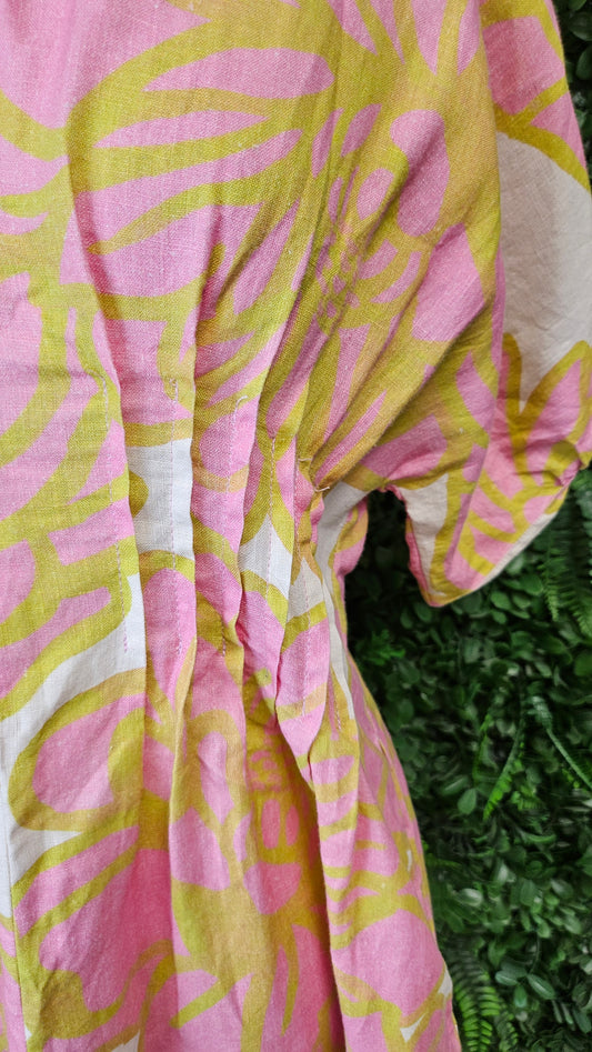 Siren Multi Linen Dress (8)