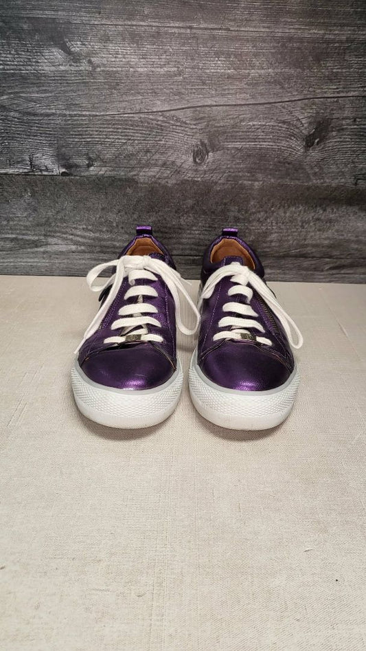 MODA Purple Leather Sneakers (38)