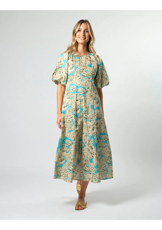 Stella + Gemma Petal Garden Amalie Dress Linen Blend (10)