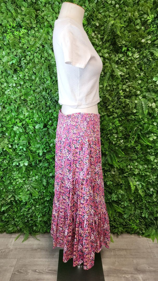 Decjuba Floral Tiered Maxi Skirt (14)