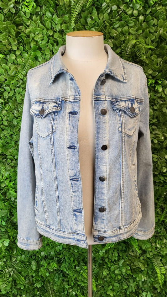 Shine On Washed Blue Denim Quinn Jacket BNWT (10)