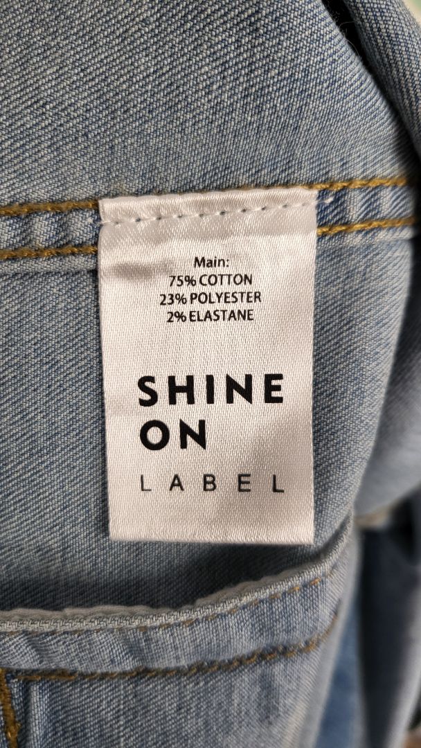 Shine On Washed Blue Denim Quinn Jacket BNWT (10)