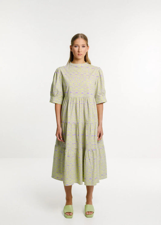 Thing Thing Print Check Dress (8)