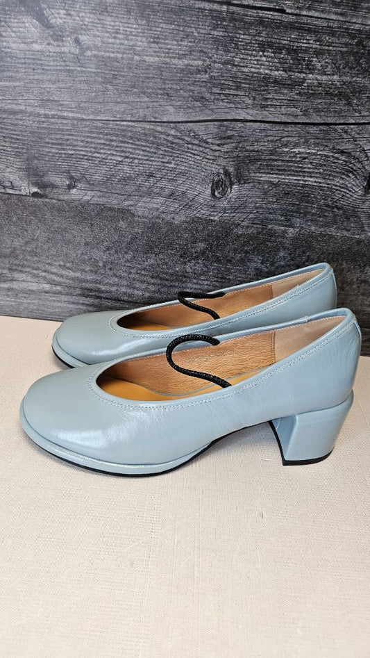 EOS Duck Egg Blue Darcella Heel (37)