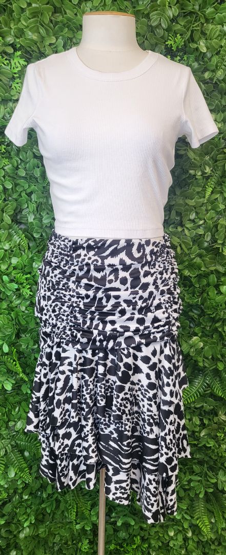 Paula Ryan Animal Ruched RaRa Skirt (8)