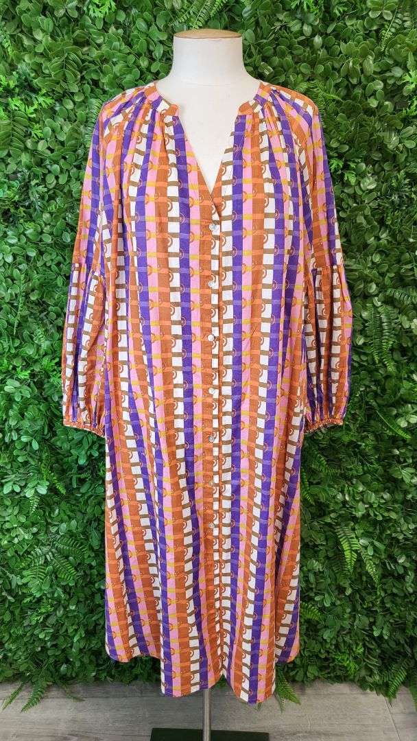 Fragonard Print Kaftan Dress (14)