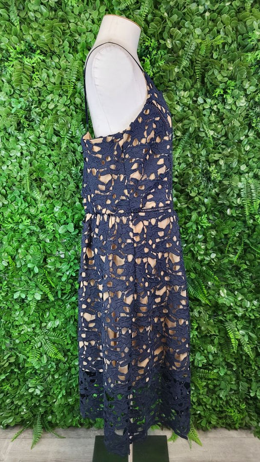 City Chic Navy Lace Dress BNWT (20)