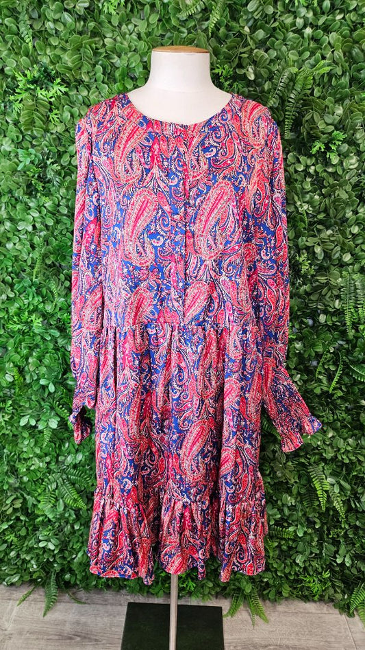 Augustine Print Leonie Dress BNWT (12)