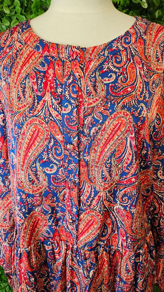 Augustine Print Leonie Dress BNWT (12)