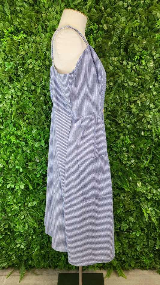 Atmos & Here Stripe Jackie Midi Dress BNWT (18)
