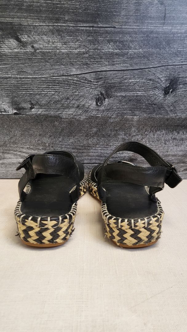 Hush Puppies Black Espadrille Sandal (40)