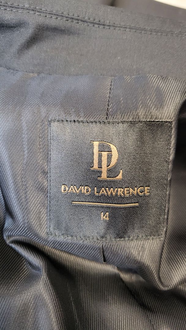 David Lawrence Black Wool Mix Blazer (14)