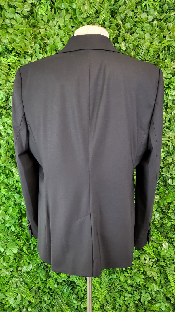 David Lawrence Black Wool Mix Blazer (14)