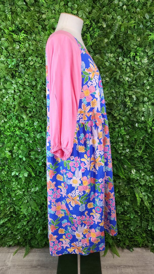Made NZ Multi Floral Dress (14-16)