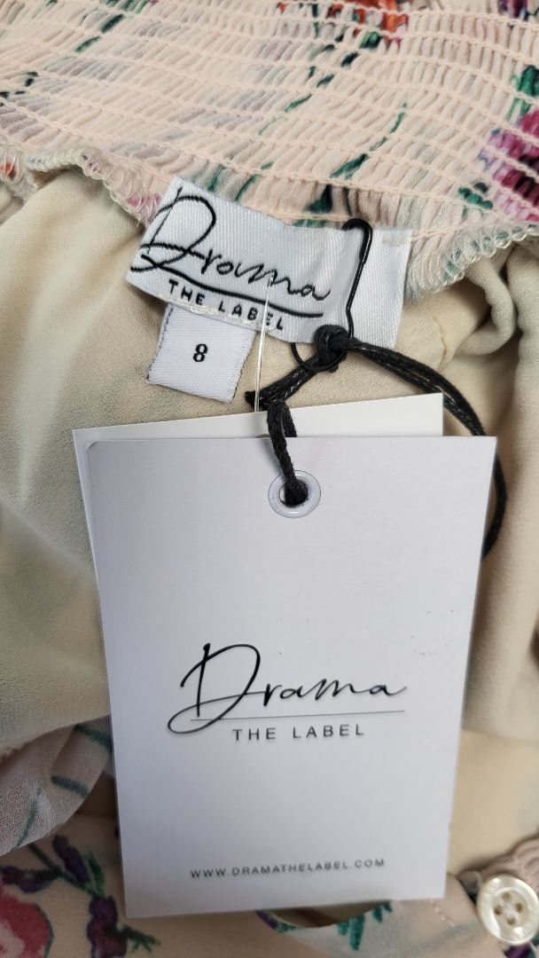 Drama The Label Floral Eden Dress BNWT (8-10)