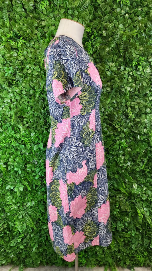 Siren Floral Shift Dress (12)