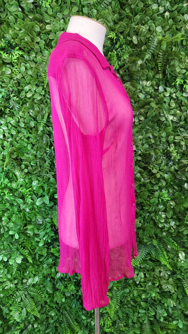 Verge Fushia Pink Silk Shirt (10)