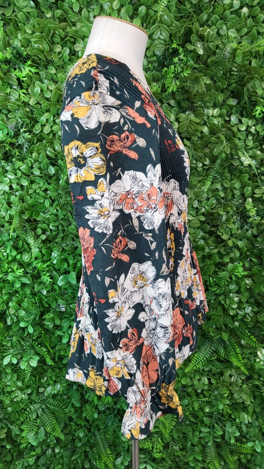 Seduce Floral Pleat Top (8)