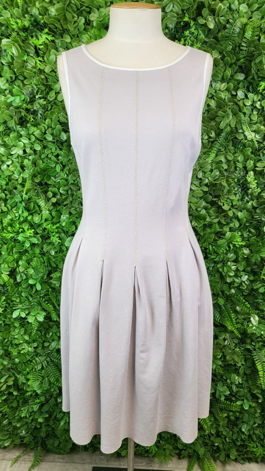 Sabatini Grey Pleat Dress (10)