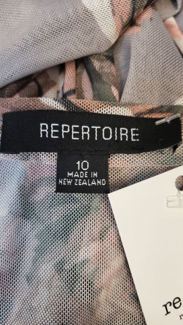 Repertoire Floral Mesh Dress (10)